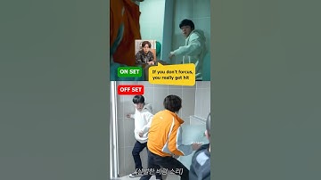 🎬 Behind the scenes of Weak Hero Class 2 😎 #parkjihoon  #leejunyoung