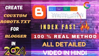 How To Add Custom Robot.TXT In Blogger 2024 | Custom Rbots.txt Blogger Pro Blogging Tips | MT TUTOR