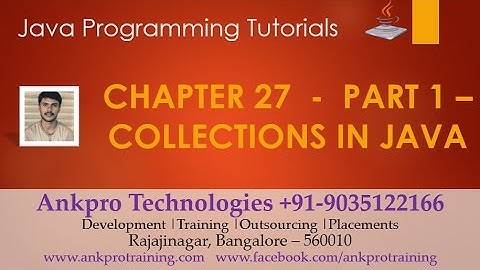 Java for beginners - Chapter 27 : Collections in Java Part 1 - ArrayList (add(), addAll(), clear())