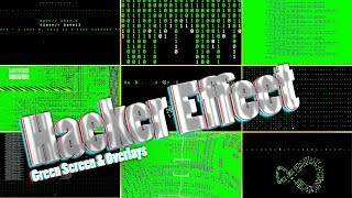 Hacker Effect Green Screen & Overlays | #mvstudio | Chroma Key | Green Screen Video Backgrounds 2020