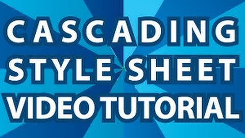 CSS Video Tutorial Pt 3