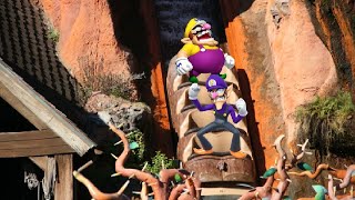 Wario and Waluigi die on Splash Mountain when they are tragically thrown from their log