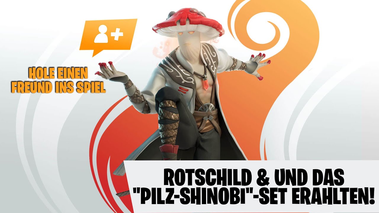Fortnite | Hol einen Freund ins Spiel | Gratis Outfit Rotschirm und das
