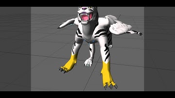 Tiger-griffin test lightwave 3d