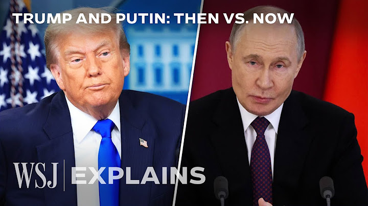 How Trump Suddenly Became Such a Huge Putin Critic | WSJ