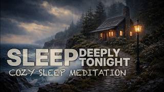 Sleep Hypnosis for Deep Rest | with Soft Rain and Ocean Waves screenshot 5