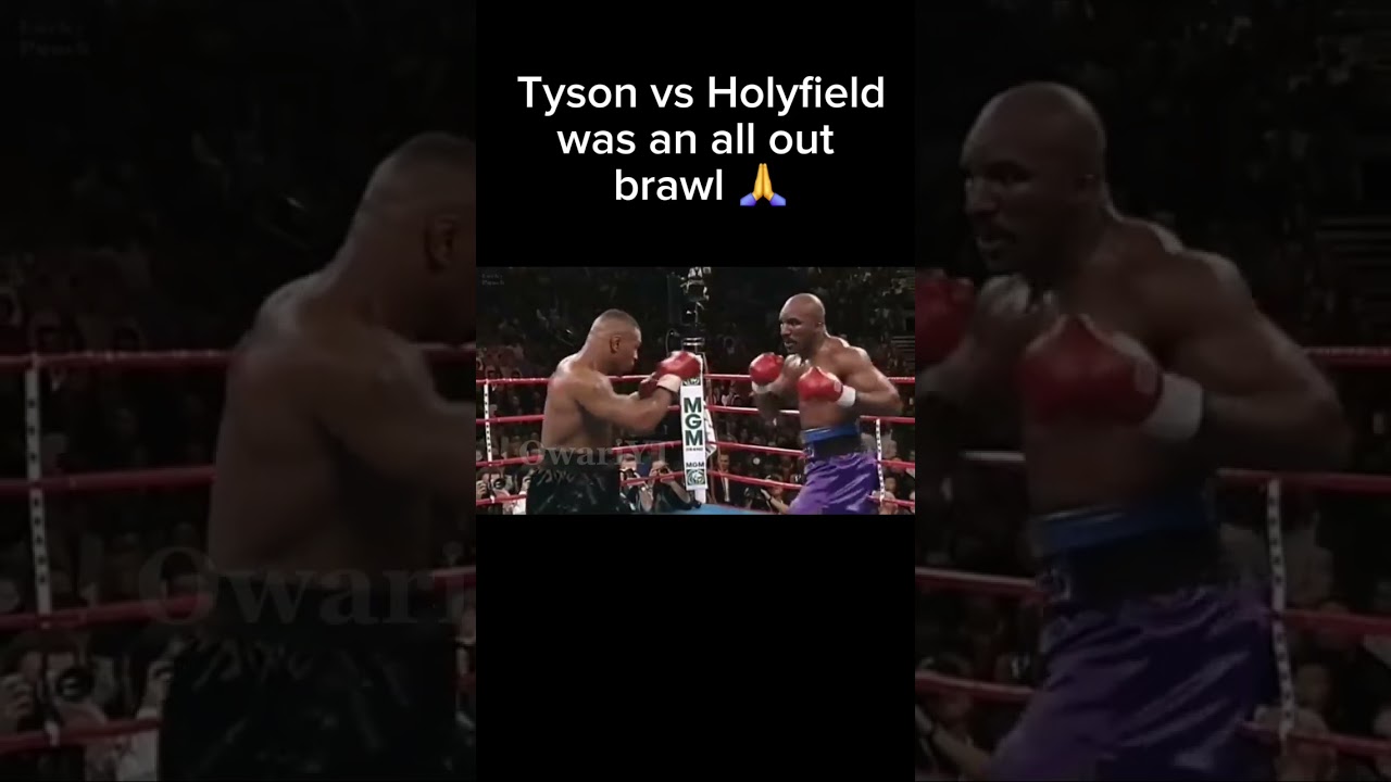 Tyson Vs Holyfield was a real fight 