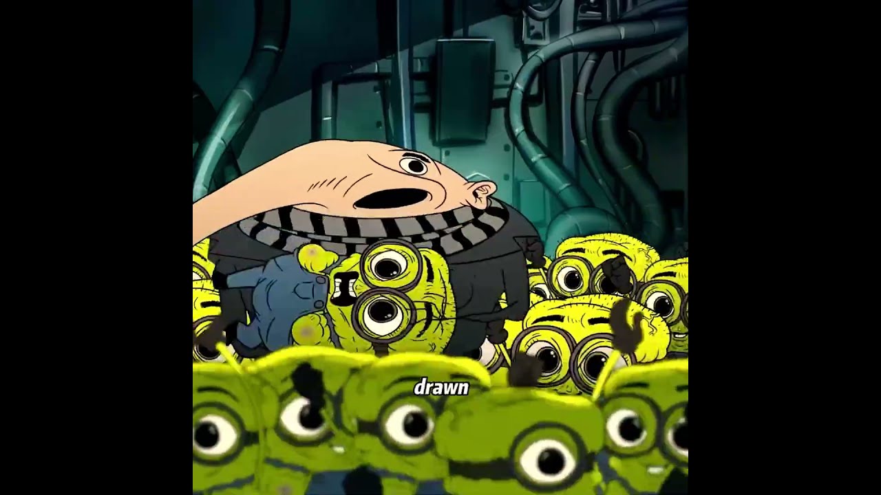 Amid the blazing flames, his body slowly turns to ashes. #movie  #cartoon #minions