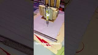 Drawing India Map with DIY CNC Machine! 🇮🇳 #shorts