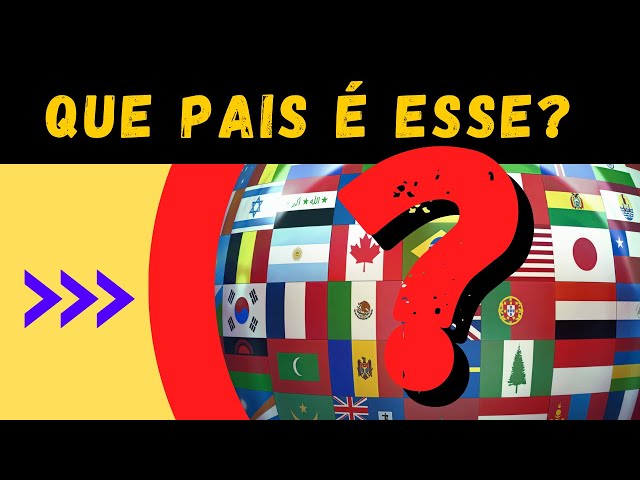 De que País é a BANDEIRA? 🎈 🚗 Quiz de Bandeiras de Países! 📍¿De qué país  es la BANDERA? 🎒 