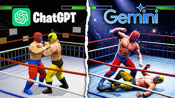 ChatGPT vs Gemini: I Built a REAL 3D Wrestling Game