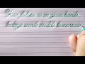 Beautiful Cursive Handwriting ✍️ | English Cursive Writing Practice | Clean & Smooth Handwriting