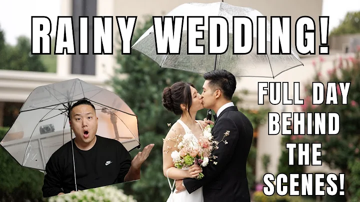 Shooting a RAINY Wedding Day Behind the Scenes | Wedding Photography BTS