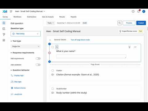 Renaming Variables in Qualtrics