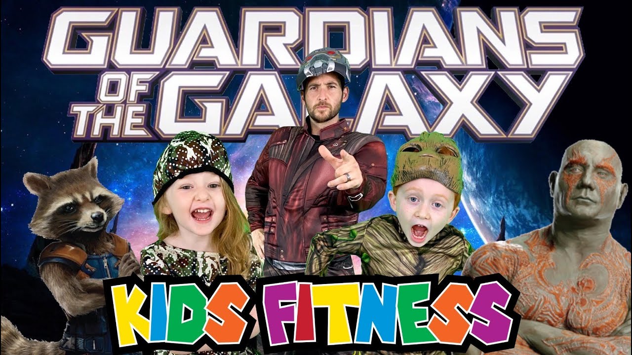 GUARDIANS OF THE GALAXY! Kids Workout! A Virtual Fitness PE Fun Workout Video Game and Brain Break!