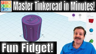 Create an Epic Print in Place Fidget! Master Tinkercad in Minutes