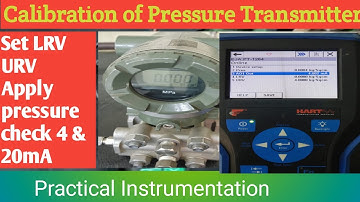 Transmitter Calibration procedure .  How to Calibrate a pressure transmitter by HART 475 #Pressure
