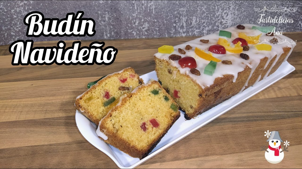 BUDÍN NAVIDEÑO FÁCIL Y RÁPIDO!!!! - YouTube