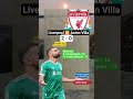 Liverpool 2 🆚 0 Aston Villa Premier League 2/11/2025 #shorts #liverpool #astonvilla #premierleague