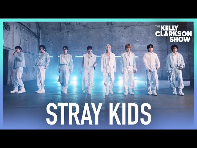 Stray Kids Performs 'Lose My Breath' On The Kelly Clarkson Show class=