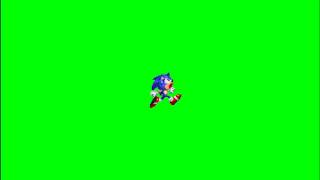 Sonic 3 - Sonic Getting An Air Bubble Green Screen