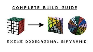 How to build a 5x5x5 Dodecagonal Bipyramid - Complete Build Guide