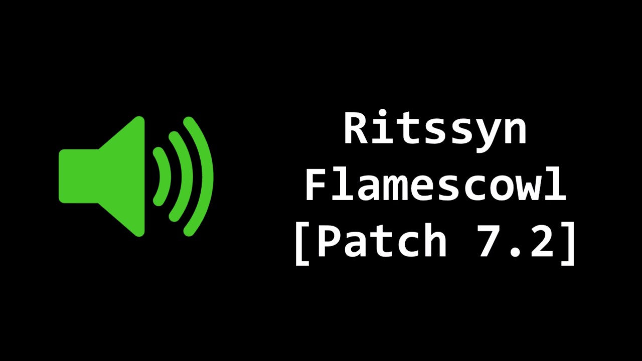 🔊 WoW PTR - Ritssyn Flamescowl Character Sound Clips (Patch 7.2)