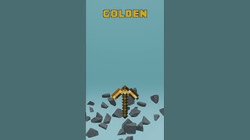 Stone 🪨 vs Every Pickaxe ⛏️ in Minecraft… Wait for the Ending! 😲💥 #3d #minecraft #shorts #blender