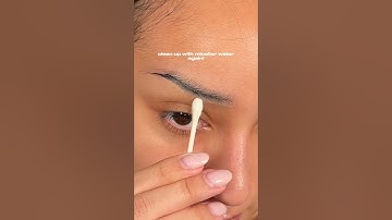 thin eyebrows tutorial (without shaving or tweezing!)