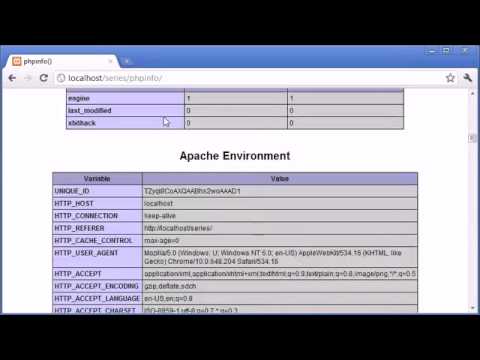 Beginner PHP Tutorial   6   The phpinfo Function