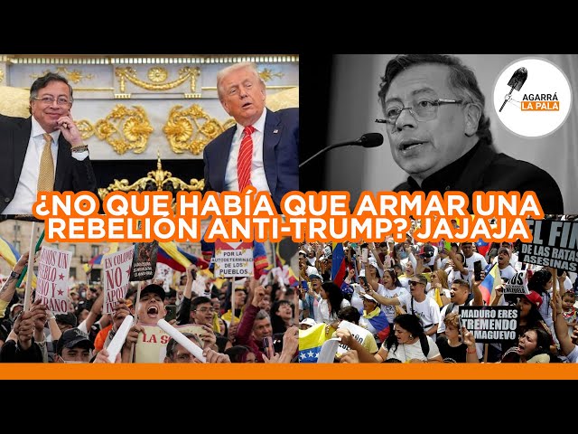 PETRO SE CAG# HASTA LAS PATAS Y SALIÓ LLORANDO CON TRUMP PARA QUE LE SAQUEN LAS SANCIONES