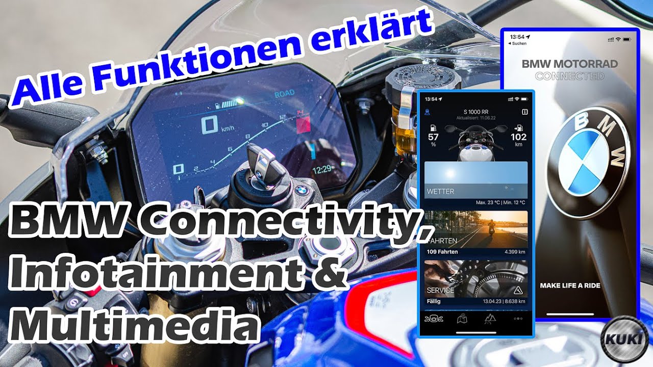 BMW Motorrad Connectivity, Infotainment & BMW Connected App - Erklärung ...