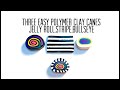 Three easy polymer clay canes. Jelly roll,stripe,bullseye.

Music: Wander
Musician: @iksonofficial