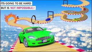 🟢Mega Ramp Car Stunts Races 3d Chevrolet Camaro Impossible Games Racing Android Gameplay