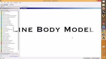 ANSYS - Line Body Models