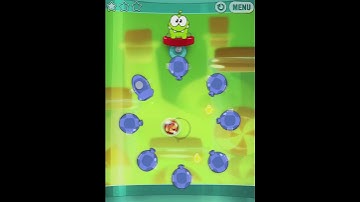 Cut the Rope Experiments 3-16 Walkthrough Sticky Steps