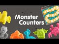 Monster counters activity set  edx education counting matching sorting