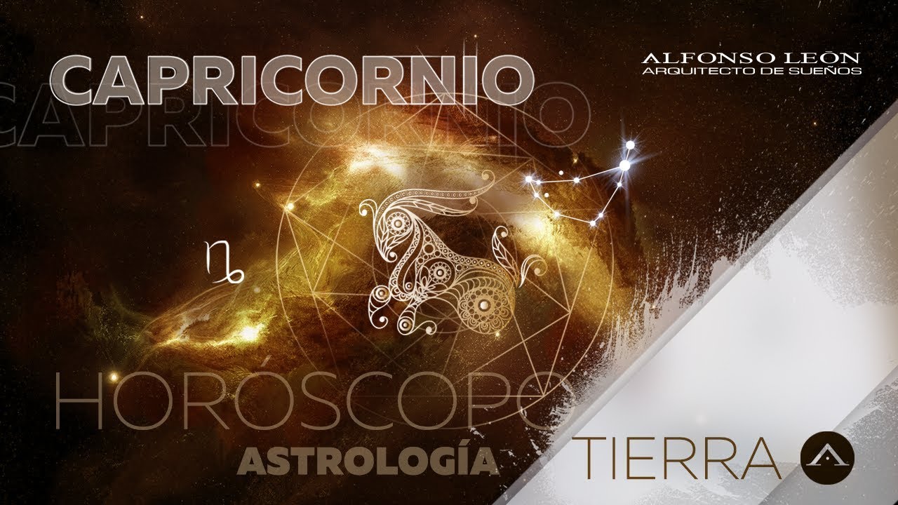 CAPRICORNIO | 16 AL 22 DE OCTUBRE | HORÓSCOPO SEMANAL | ALFONSO LEÓN ARQUITECTO DE SUEÑOS los astros del zodiaco