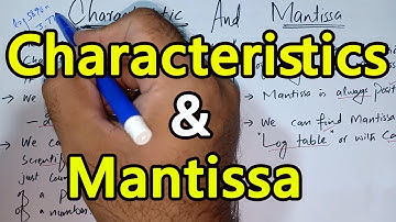 What is Characteristic and Mantissa in logarithm || Easy Handmade Examples || Saif Notes
