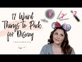 17 Weird Things to Pack for Disney 🧳 // Random Stuff You Didn't Know You Needed