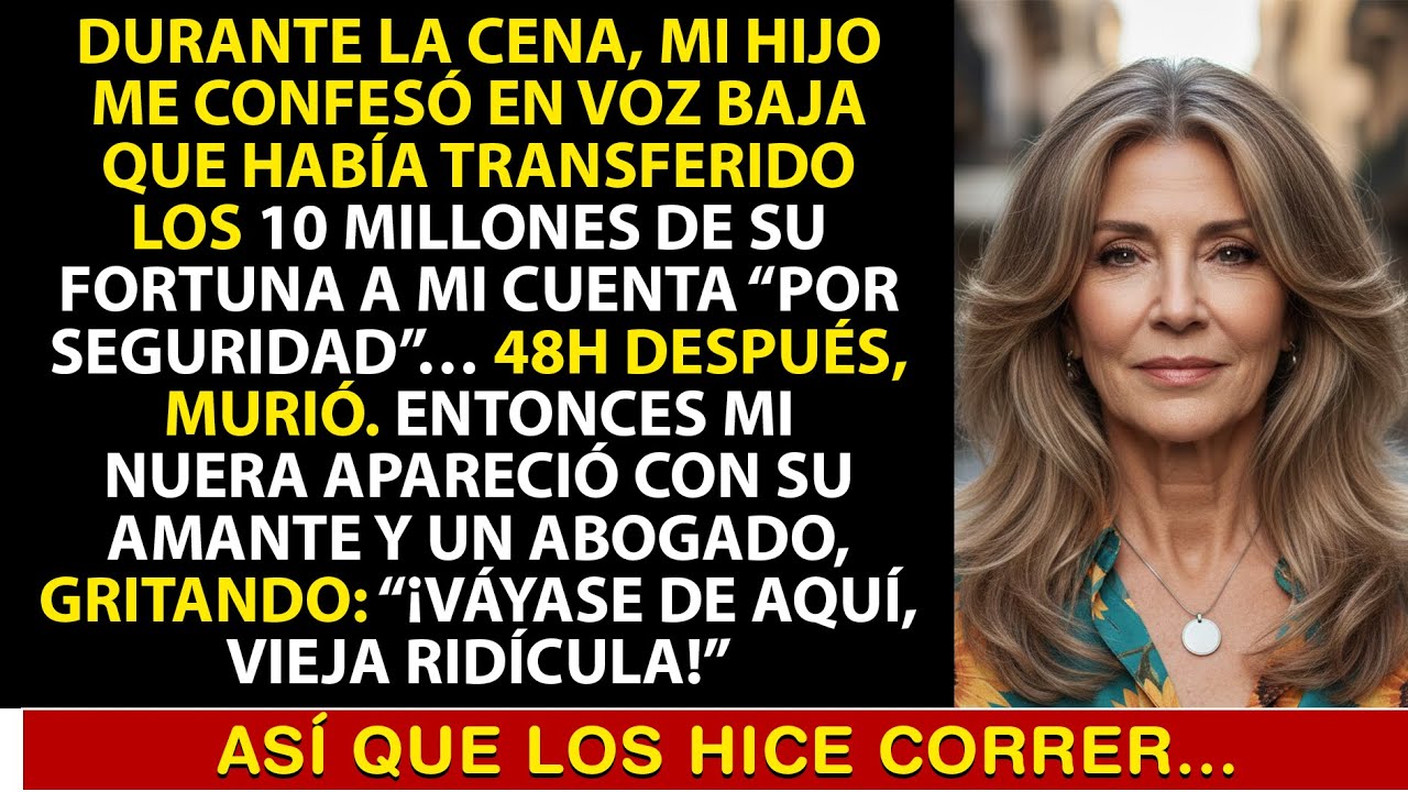 Después de la Muerte de Mi Hijo, Mi Nuera Llegó con Su Amante y Me Gritó: “¡VÁYASE DE AQUÍ, VIEJA!”…