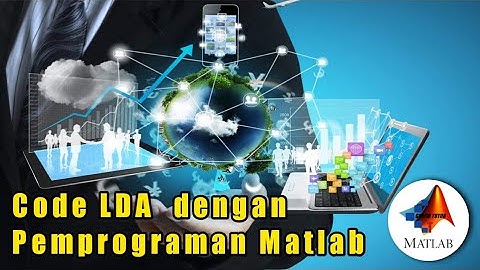 Code lDA dengan pemprograman Matlab