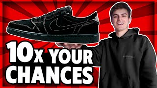 10X YOUR CHANCES | Travis Scott Jordan 1 Low Black Phantom | ULTIMATE HOW TO COP GUIDE