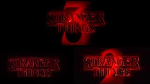 Stranger Things Seasons 1, 2 & 3 Intro Side-By-Side Comparison