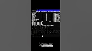 LINUX Df and Du Commands | Kali Linux Lessons | IPCisco.com