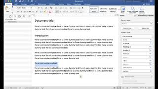 Celebrity Creating structured documents in Word Profile