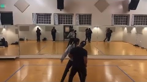Sam & Daniel BTS of dance practice for performance | All American 5x18