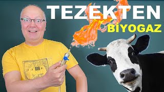 TEZEKTEN BEDAVA DOĞALGAZ ÜRETMEK - SIFIR LİRA MALİYETLE BİYOGAZ YAPTIM