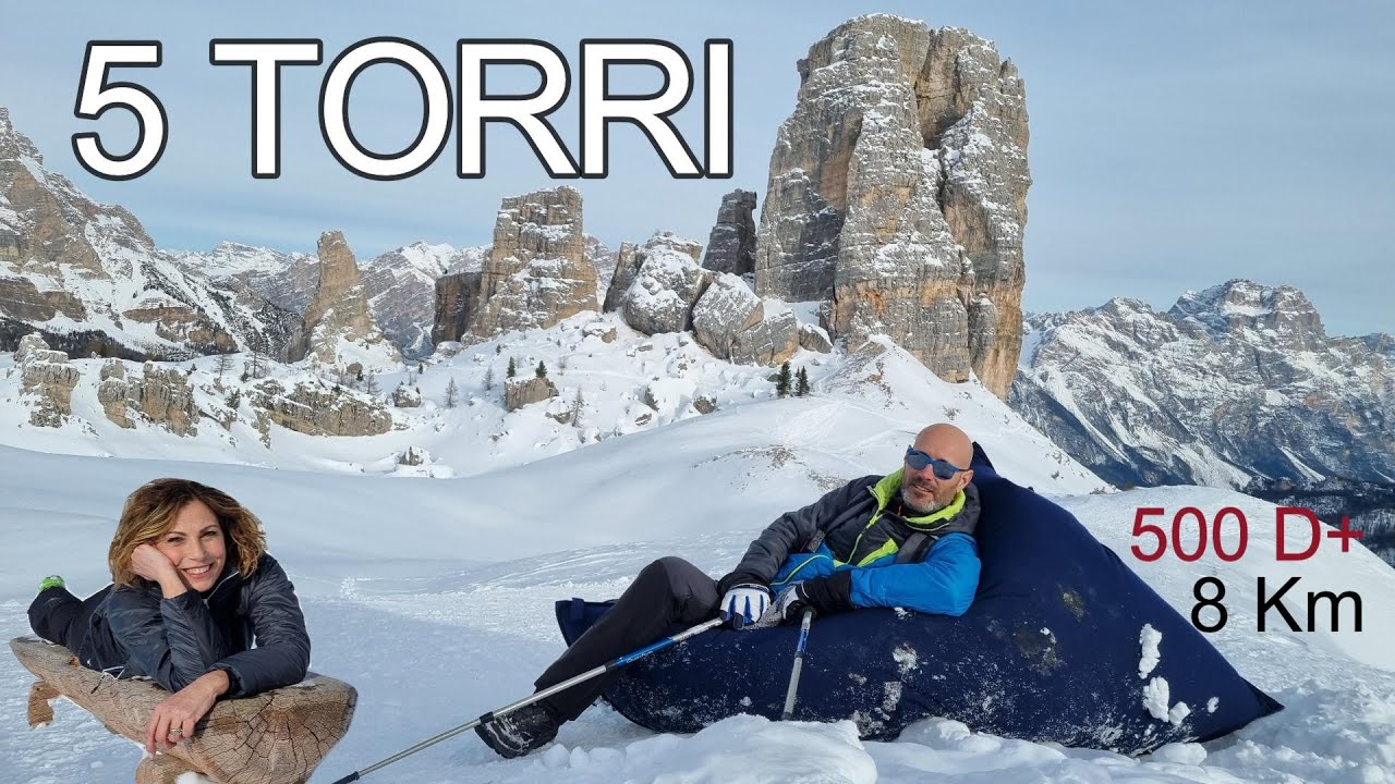 Giro ad anello delle 5 TORRI da Cianzopè. CORTINA d'Ampezzo - hiking Dolomiti Bellunesi