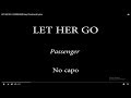 LET HER GO -  PASSENGER Easy Chords and Lyrics